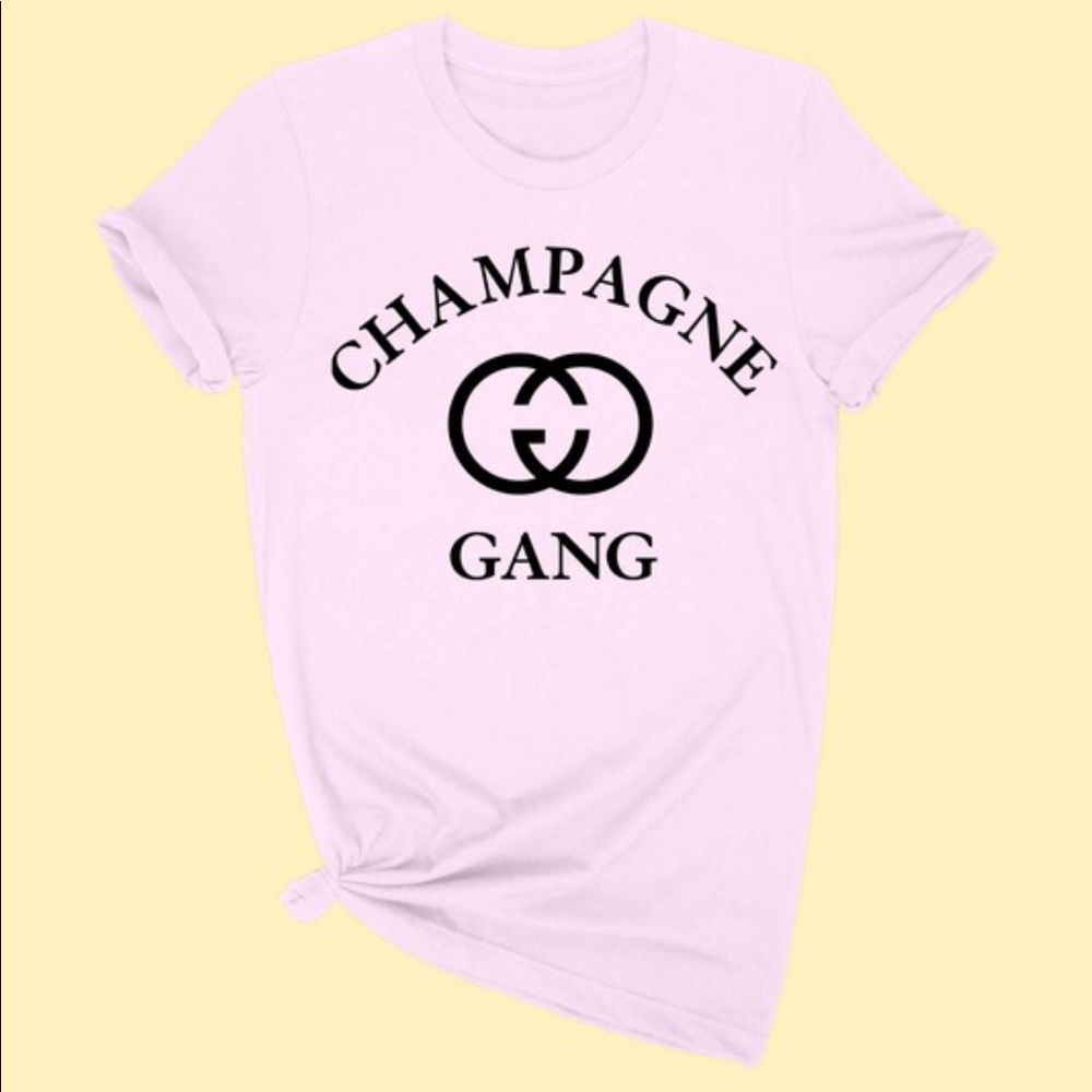 NWT Champagne Gang Tee Shirt - PINK